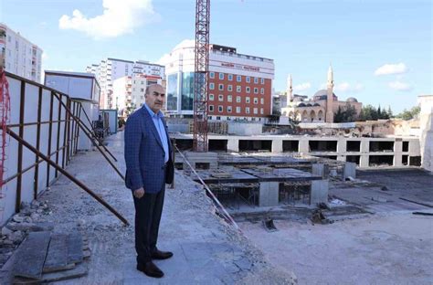 Mardin’de otopark projesinde çalışmalar yeniden başladı